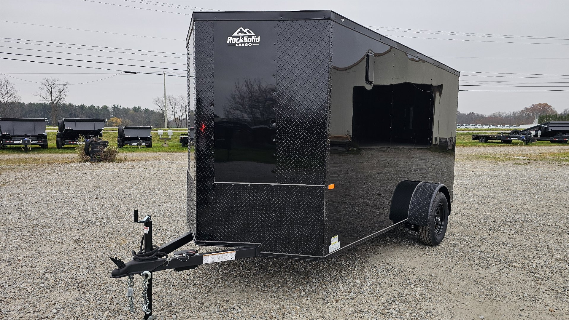 New 2025 ROCK SOLID CARGO 6'x12'x6'3" Cargo / Enclosed Trailer, .080 Polycore