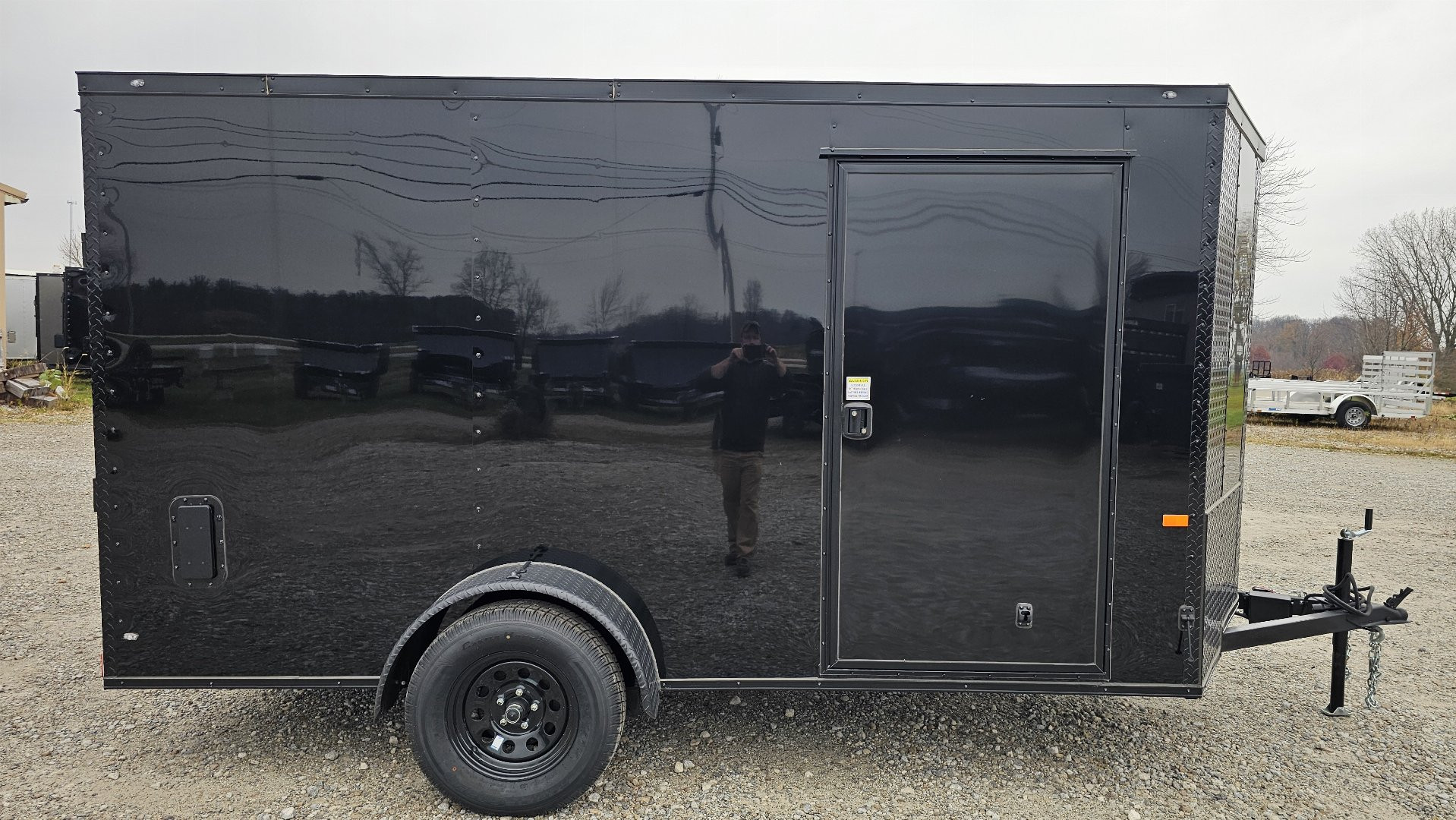 New 2025 ROCK SOLID CARGO 6'x12'x6'3" Cargo / Enclosed Trailer, .080 Polycore