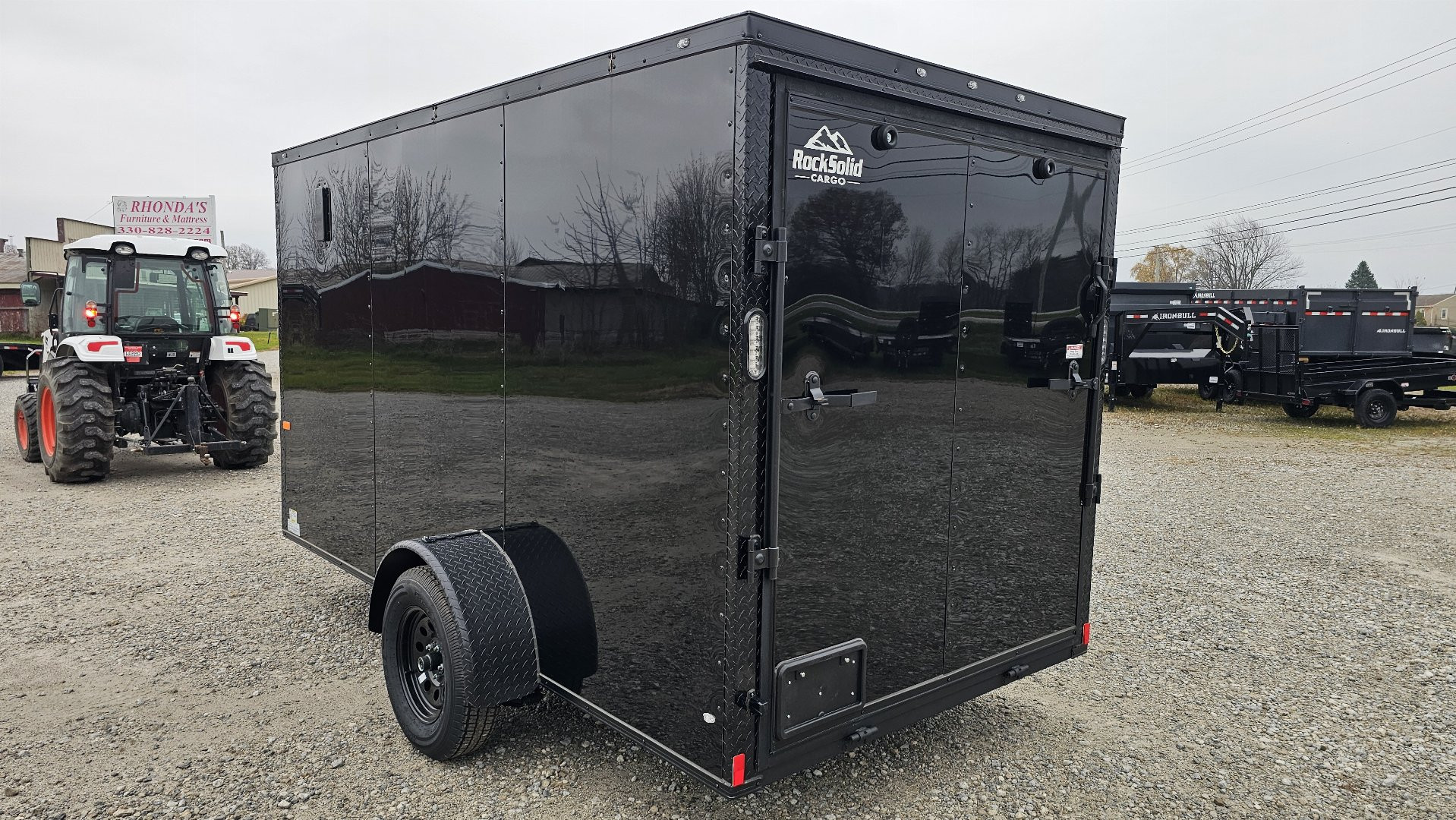 New 2025 ROCK SOLID CARGO 6'x12'x6'3" Cargo / Enclosed Trailer, .080 Polycore