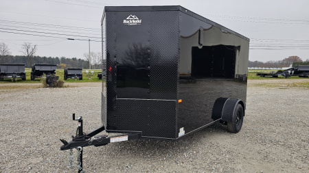 New 2025 ROCK SOLID CARGO 6'x12'x6'3" Cargo / Enclosed Trailer, .080 Polycore