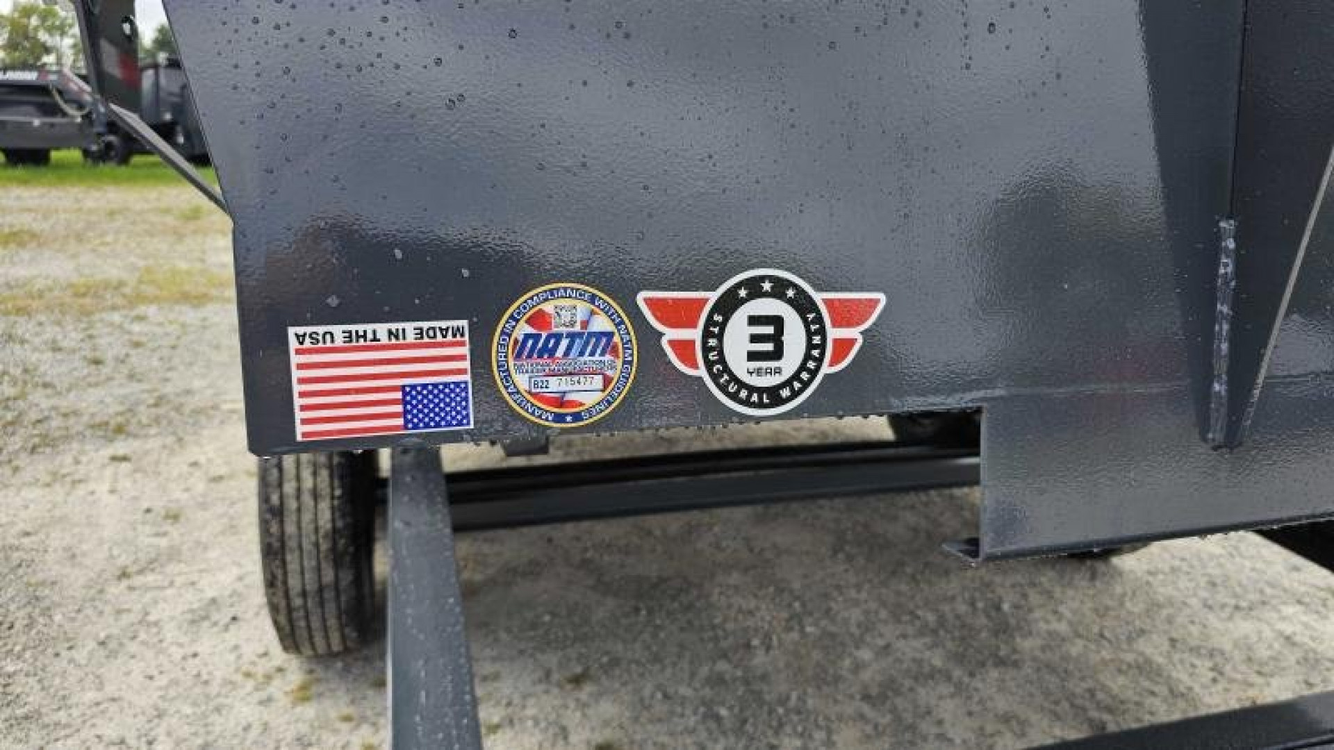 New 2025 LAMAR TRAILERS 83"x14' Dump Trailer, Telescopic Lift