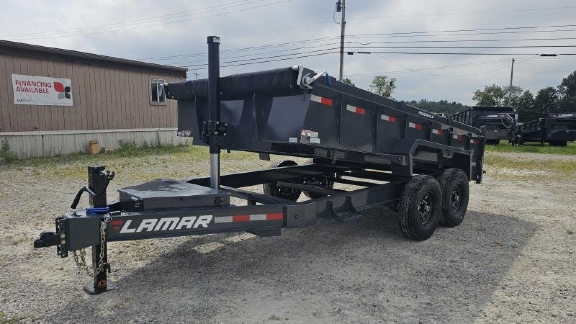 New 2025 LAMAR TRAILERS 83"x14' Dump Trailer, Telescopic Lift