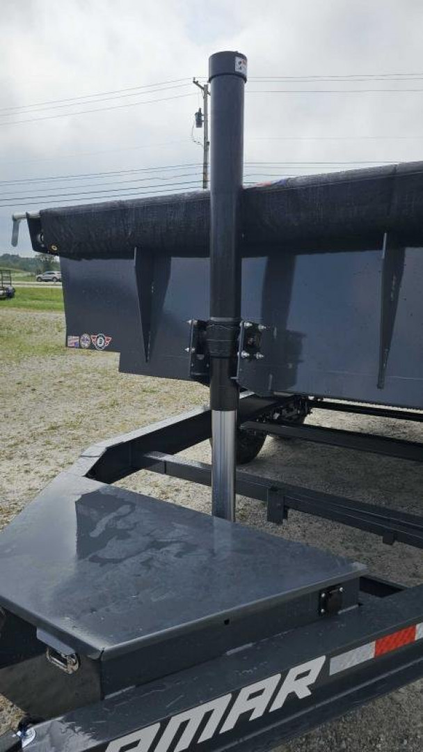 New 2025 LAMAR TRAILERS 83"x14' Dump Trailer, Telescopic Lift