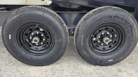 New 2025 LAMAR TRAILERS 83"x14' Dump Trailer, Telescopic Lift