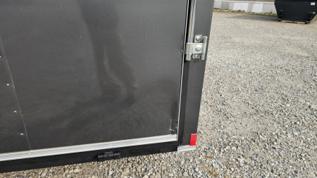 New 2025 ROCK SOLID CARGO 6'x12'x6'3" Cargo / Enclosed Trailer, Small dent on Rear