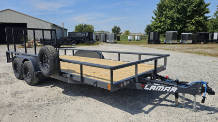 New 2025 LAMAR TRAILERS 83"x18' Utility Trailer