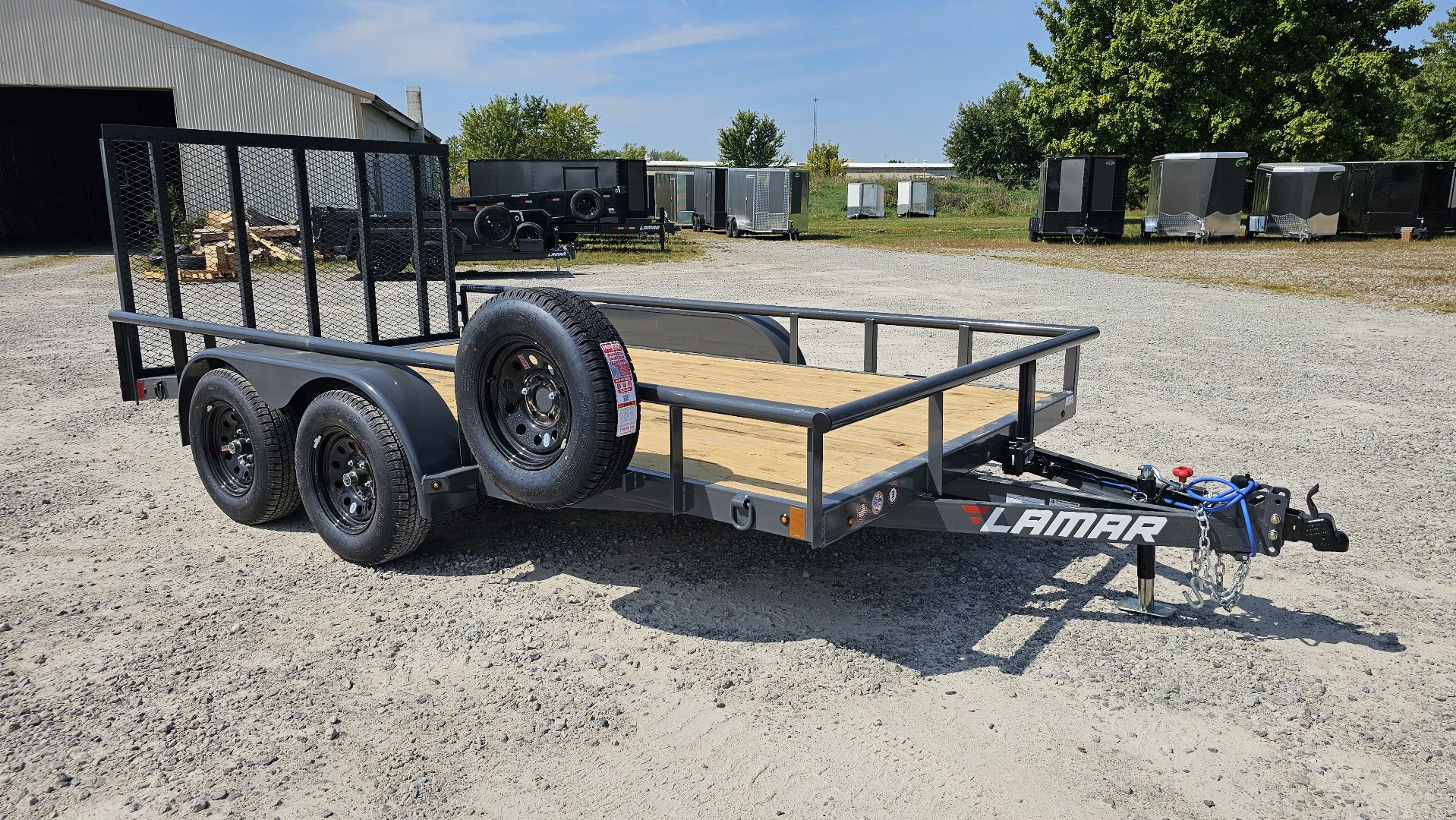 New 2025 LAMAR TRAILERS 83"x14' Utility Trailer