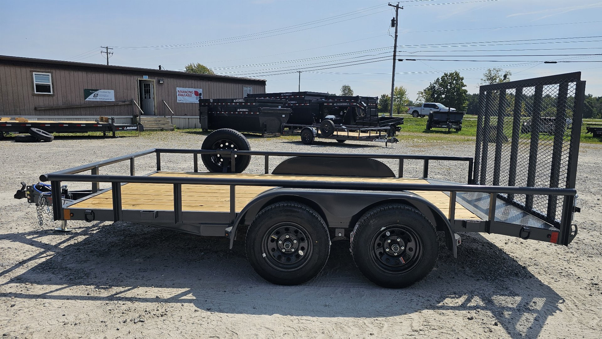 New 2025 LAMAR TRAILERS 83"x14' Utility Trailer