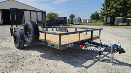 New 2025 Lamar Trailers 83 x14' Utility Trailer w/ Brakes