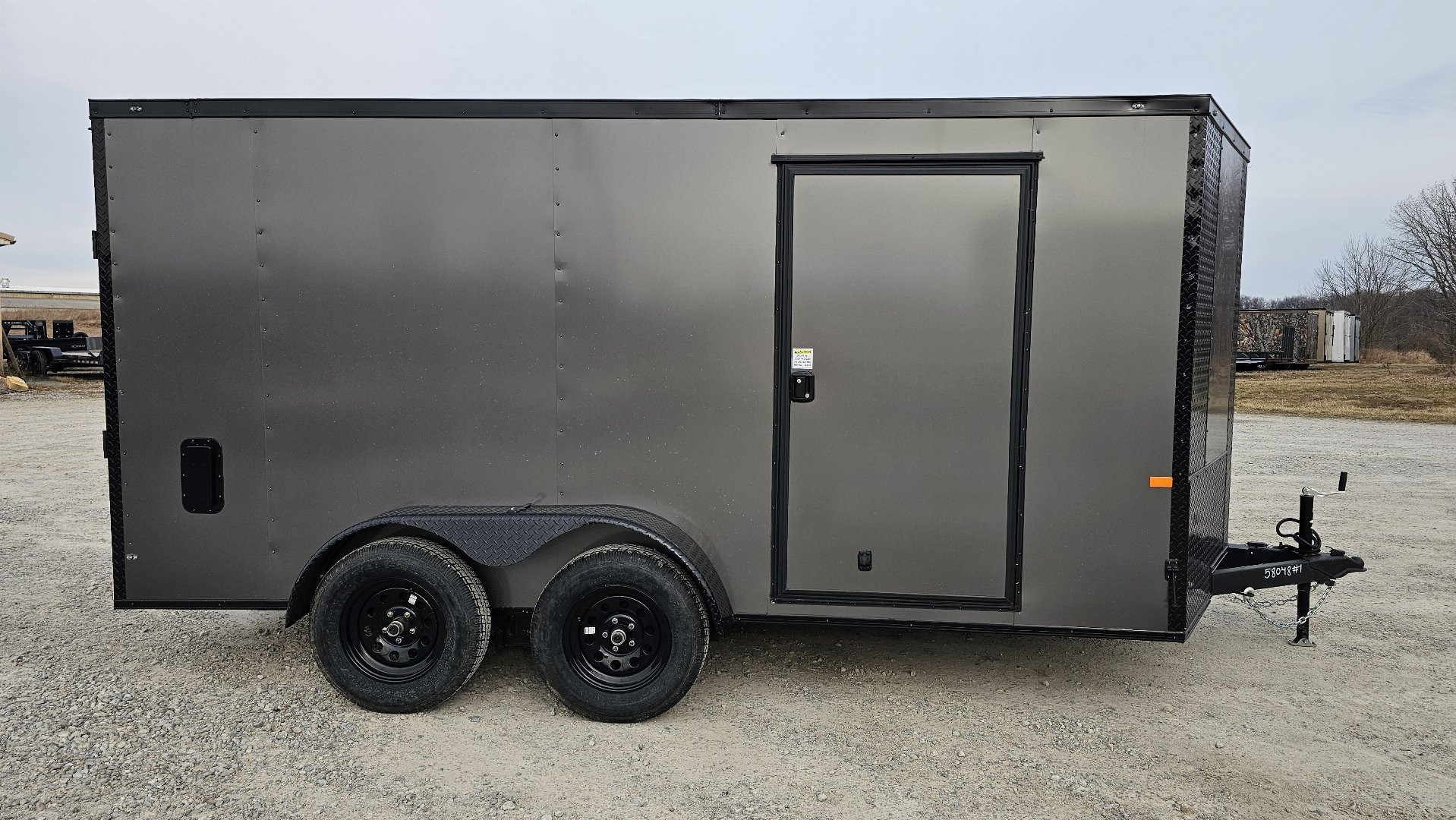 New 2024 ROCK SOLID CARGO 7' x 16' x 6'3" Cargo / Enclosed Trailer .080 Polycore