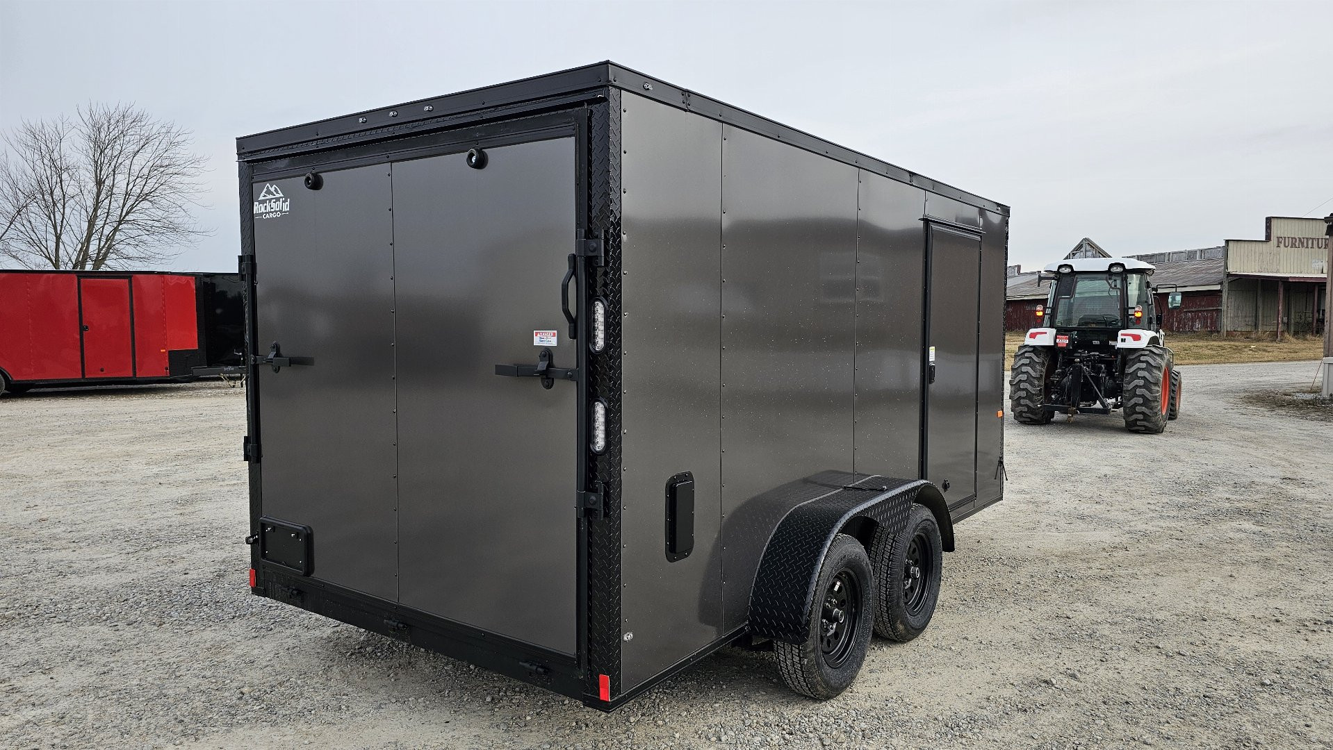 New 2024 ROCK SOLID CARGO 7' x 16' x 6'3" Cargo / Enclosed Trailer .080 Polycore
