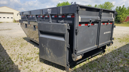 Used USED IRON BULL Roll Off Dump Bin, 16' $4,250 Each, Or Sold as a Pair $8,000