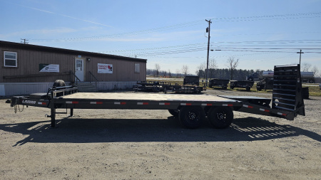 New 2025 LAMAR TRAILERS 102"x 24' Equipment Trailer, 14 Ply Tires