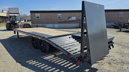 New 2025 LAMAR TRAILERS 102"x 24' Equipment Trailer, 14 Ply Tires