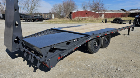 New 2025 LAMAR TRAILERS 102"x 24' Equipment Trailer, 14 Ply Tires