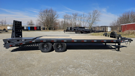 New 2025 LAMAR TRAILERS 102"x 24' Equipment Trailer, 14 Ply Tires