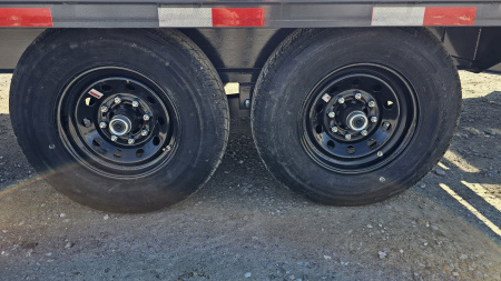 New 2025 LAMAR TRAILERS 102"x 24' Equipment Trailer, 14 Ply Tires