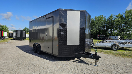 New 2024 ROCK SOLID CARGO 8.5'x18'x7'6" Cargo / Enclosed Trailer, .080 Polycore