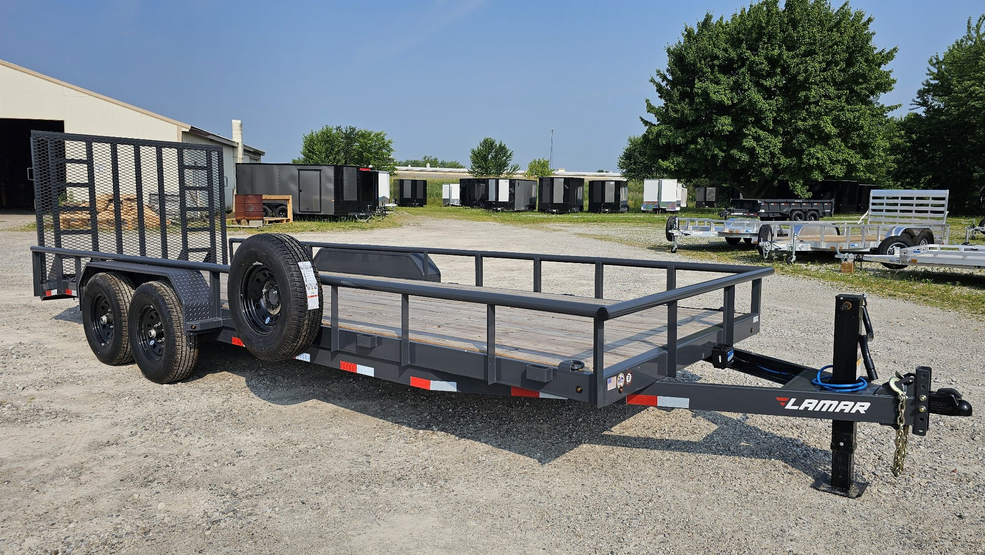 New 2024 LAMAR TRAILERS 83"x22' Utility Trailer, 10k GVWR