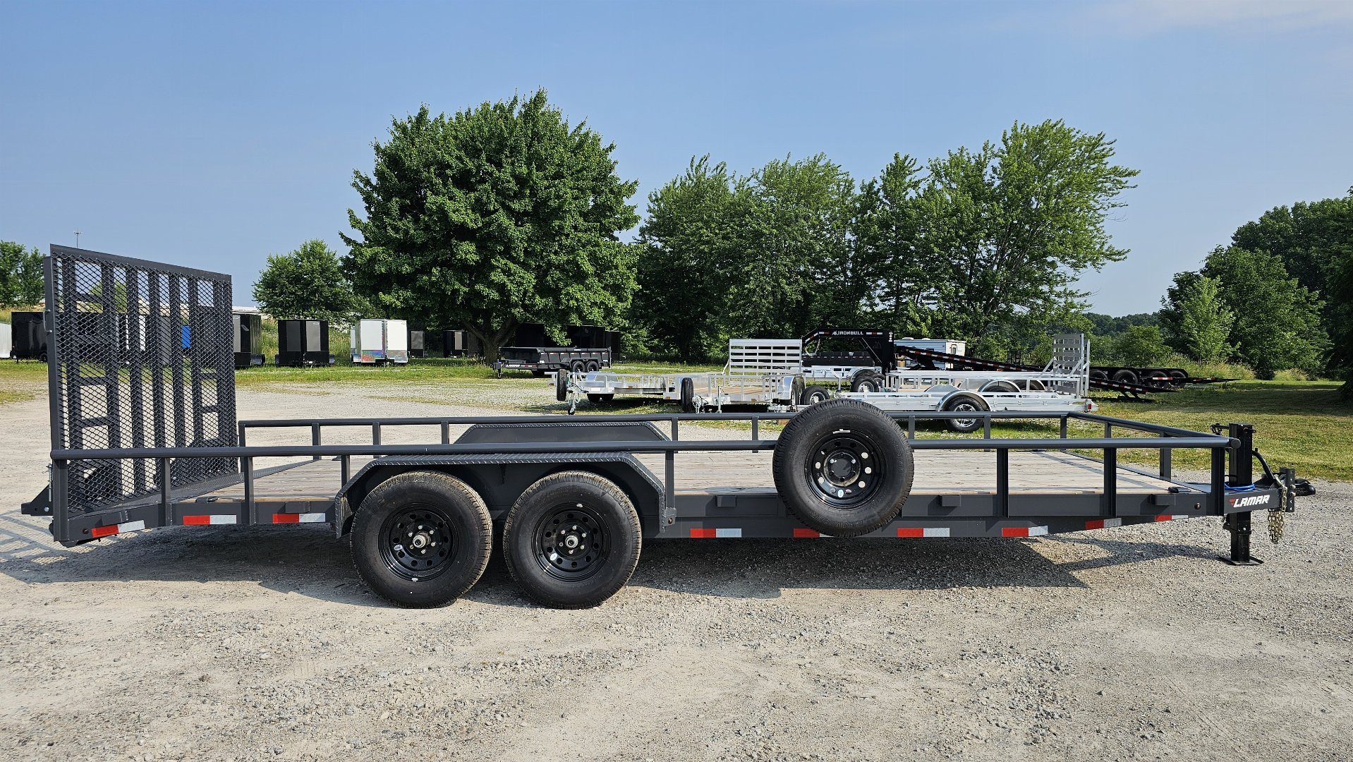 New 2024 LAMAR TRAILERS 83"x22' Utility Trailer, 10k GVWR