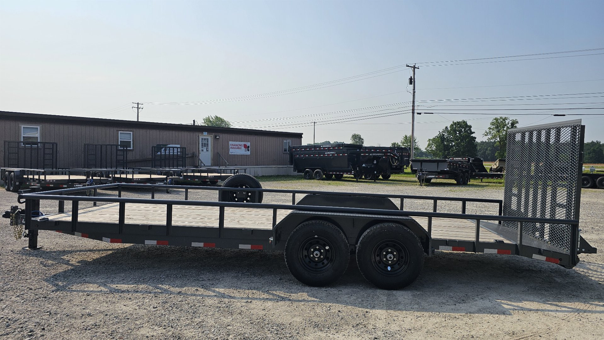 New 2024 LAMAR TRAILERS 83"x22' Utility Trailer, 10k GVWR