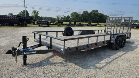 New 2024 LAMAR TRAILERS 83"x22' Utility Trailer, 10k GVWR