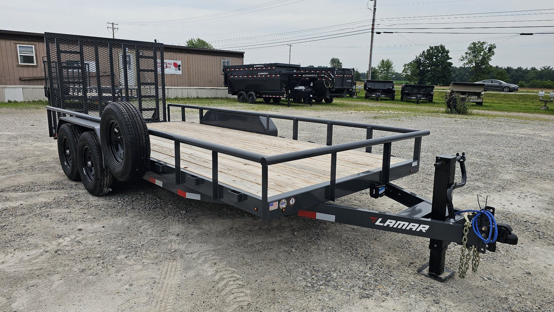 New 2024 LAMAR TRAILERS 83"x18' Utility Trailer, 10k GVWR