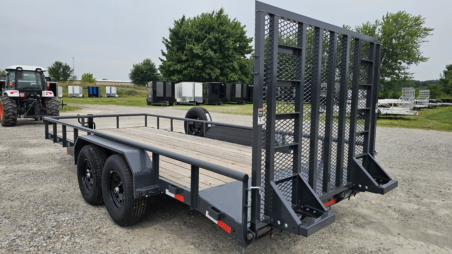 New 2024 LAMAR TRAILERS 83"x18' Utility Trailer, 10k GVWR
