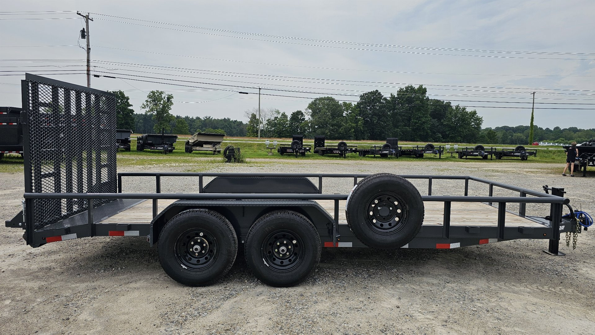New 2024 LAMAR TRAILERS 83"x18' Utility Trailer, 10k GVWR