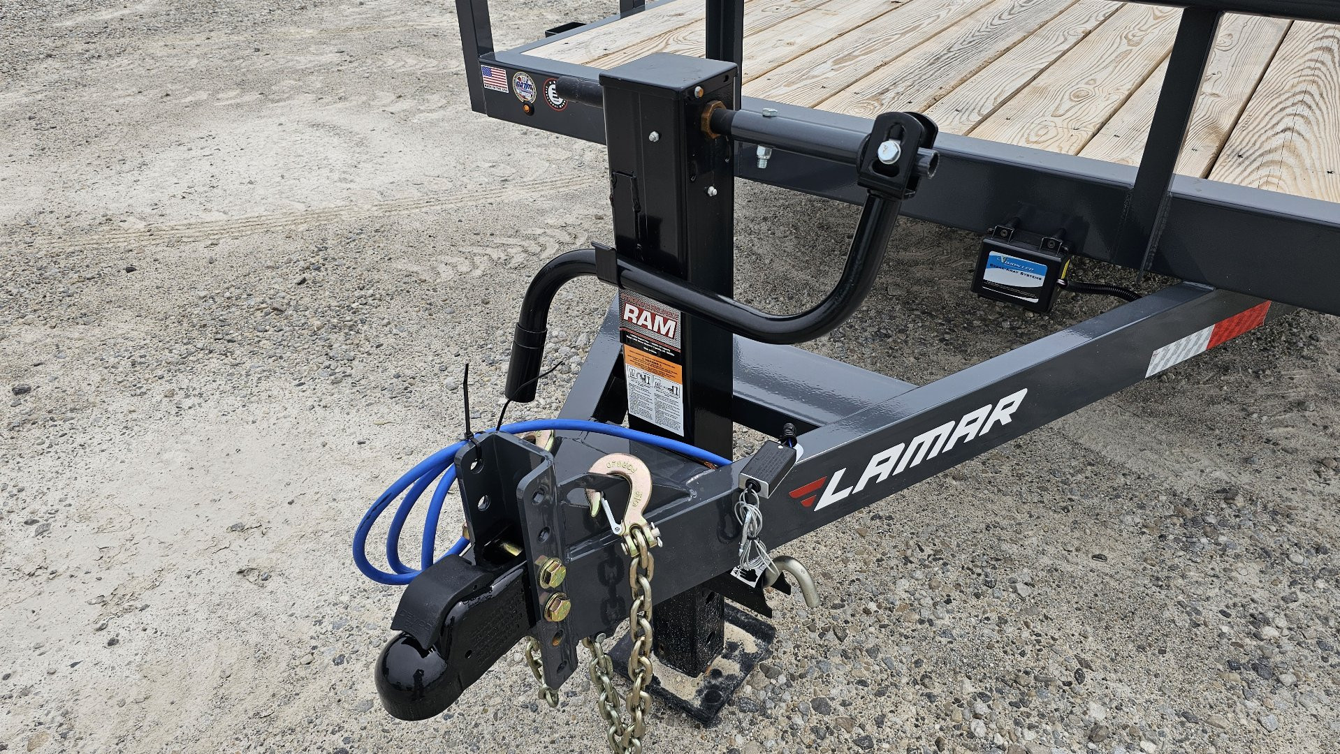 New 2024 LAMAR TRAILERS 83"x18' Utility Trailer, 10k GVWR