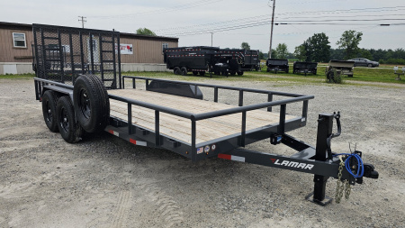 New 2024 LAMAR TRAILERS 83"x18' Utility Trailer, 10k GVWR
