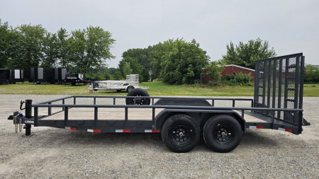 New 2024 LAMAR TRAILERS 83"x18' Utility Trailer, 10k GVWR