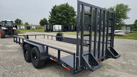 New 2024 LAMAR TRAILERS 83"x18' Utility Trailer, 10k GVWR