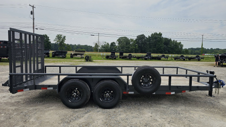 New 2024 LAMAR TRAILERS 83"x18' Utility Trailer, 10k GVWR