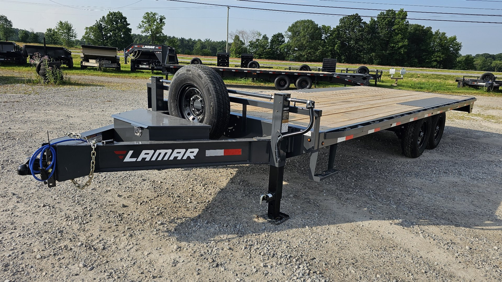 New 2024 LAMAR TRAILERS 102"x20' Equipment Trailer