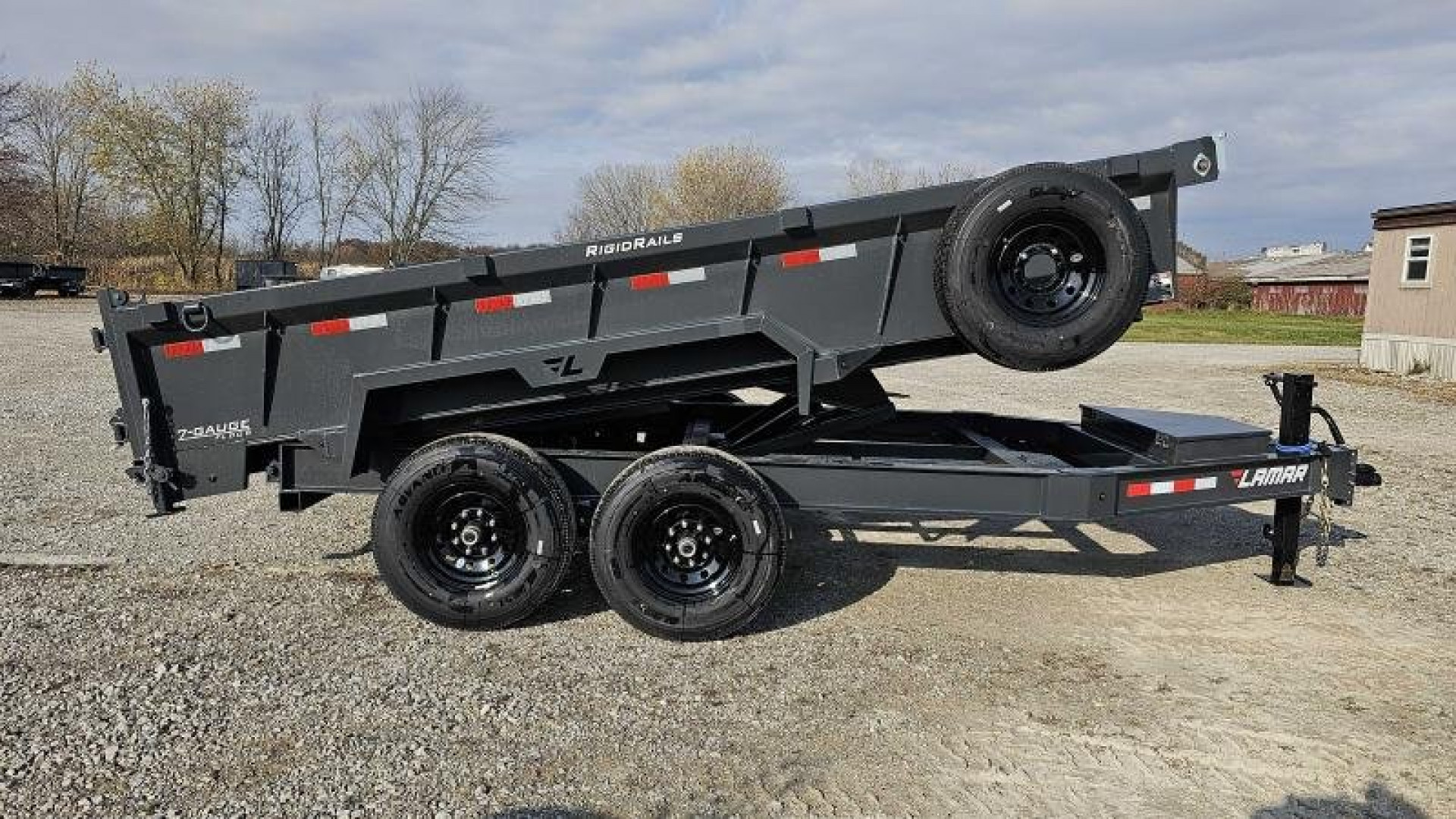 New 2024 LAMAR TRAILERS 83" x 14' Dump Trailer, 14 Ply Tires