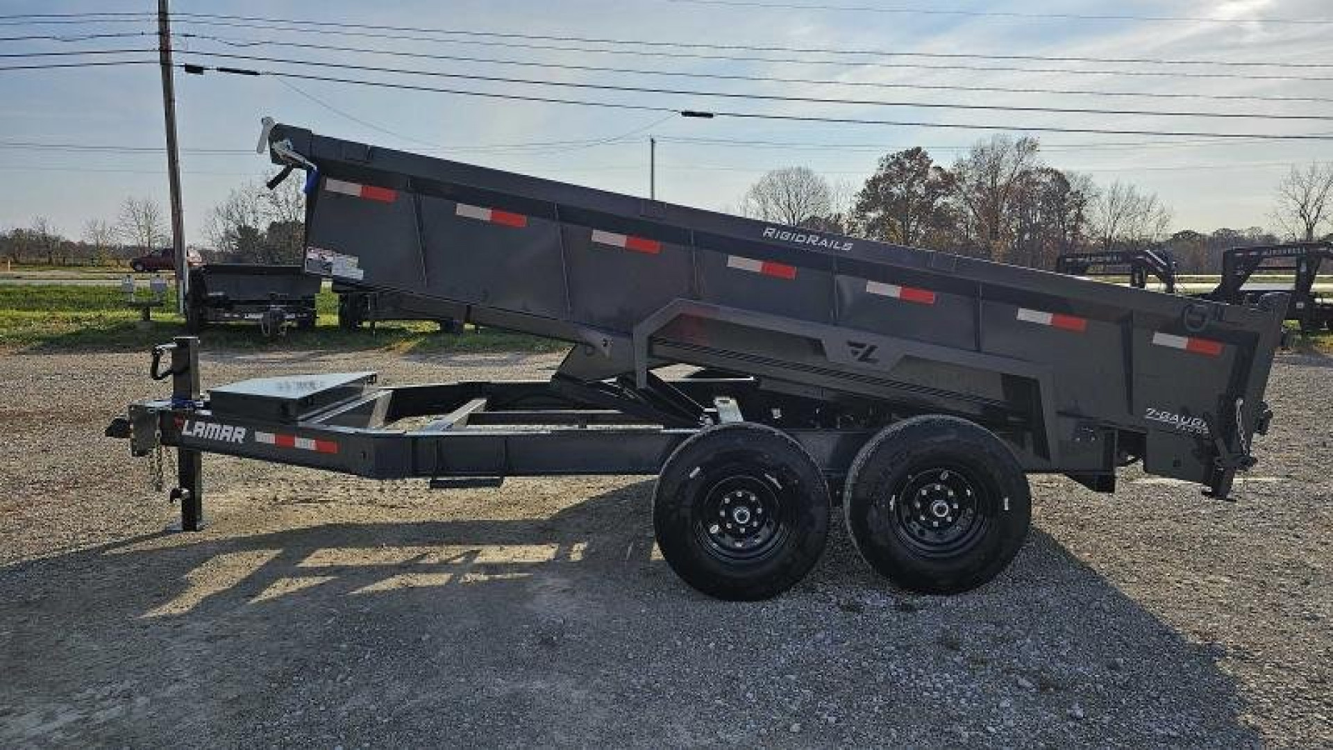 New 2024 LAMAR TRAILERS 83" x 14' Dump Trailer, 14 Ply Tires