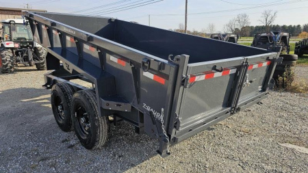New 2024 LAMAR TRAILERS 83" x 14' Dump Trailer, 14 Ply Tires