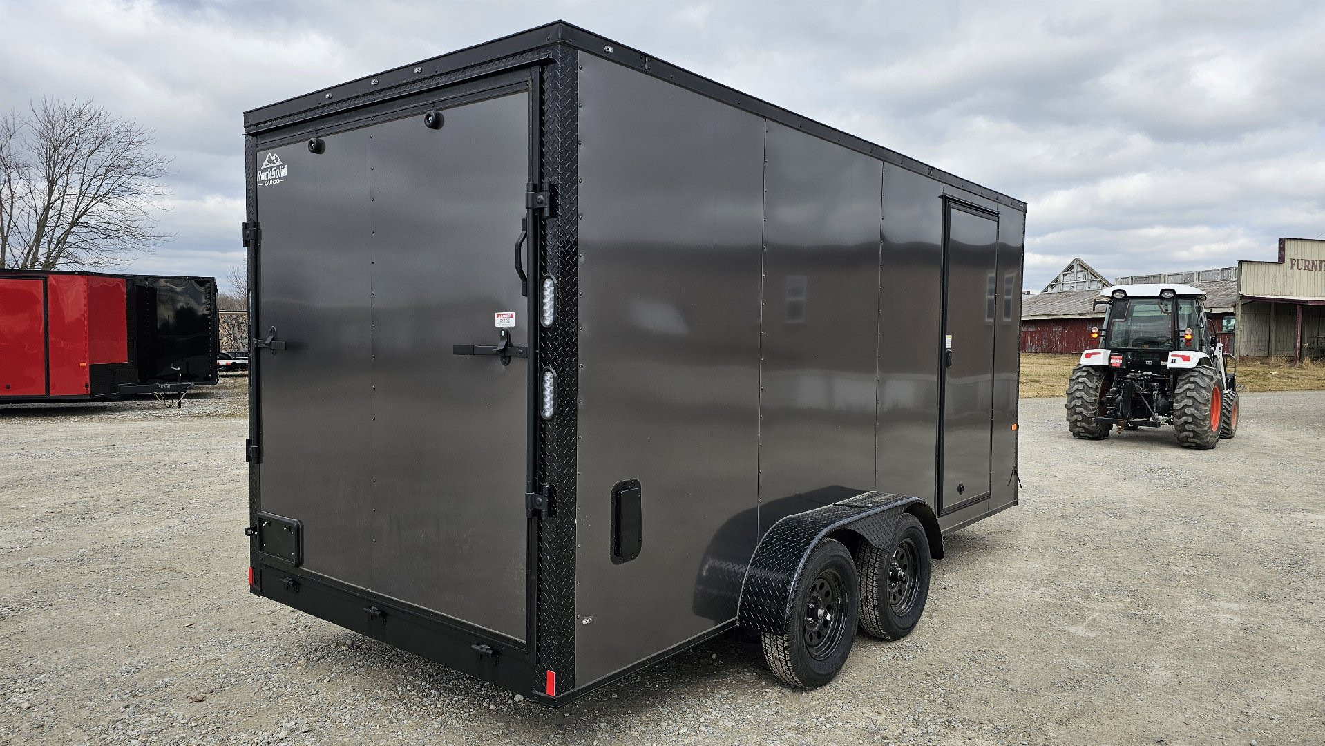 New 2024 ROCK SOLID CARGO 7'x16'x7' Cargo / Enclosed Trailer, .080 Polycore