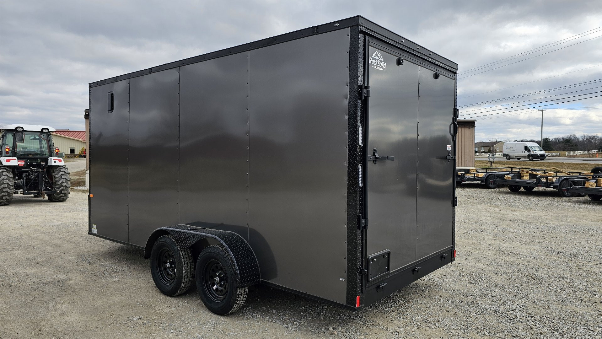 New 2024 ROCK SOLID CARGO 7'x16'x7' Cargo / Enclosed Trailer, .080 Polycore