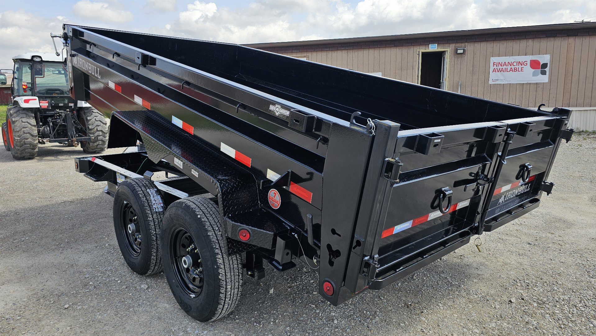 New 2024 IRON BULL 83"x14' Dump Trailer