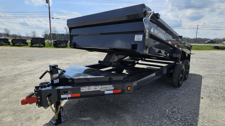 New 2024 IRON BULL 83"x16' Dump Trailer