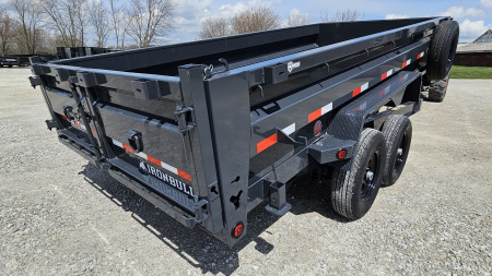 New 2024 IRON BULL 83"x16' Dump Trailer