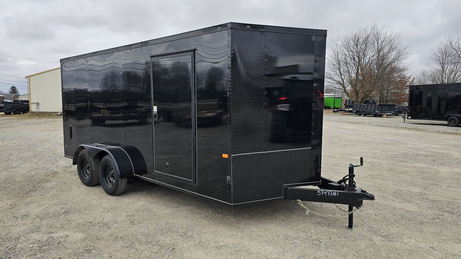 New 2024 ROCK SOLID CARGO 7'x16'x6'3" Cargo / Enclosed Trailer, .080 Polycore