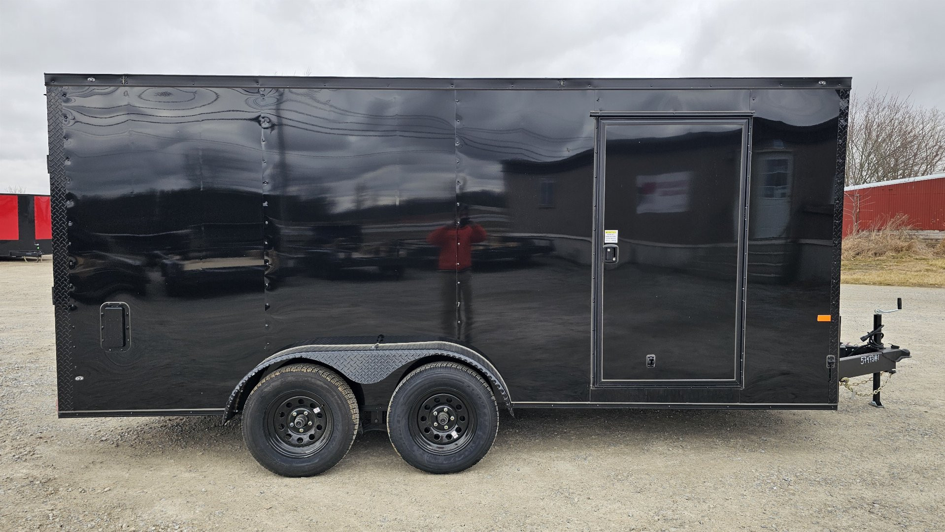 New 2024 ROCK SOLID CARGO 7'x16'x6'3" Cargo / Enclosed Trailer, .080 Polycore