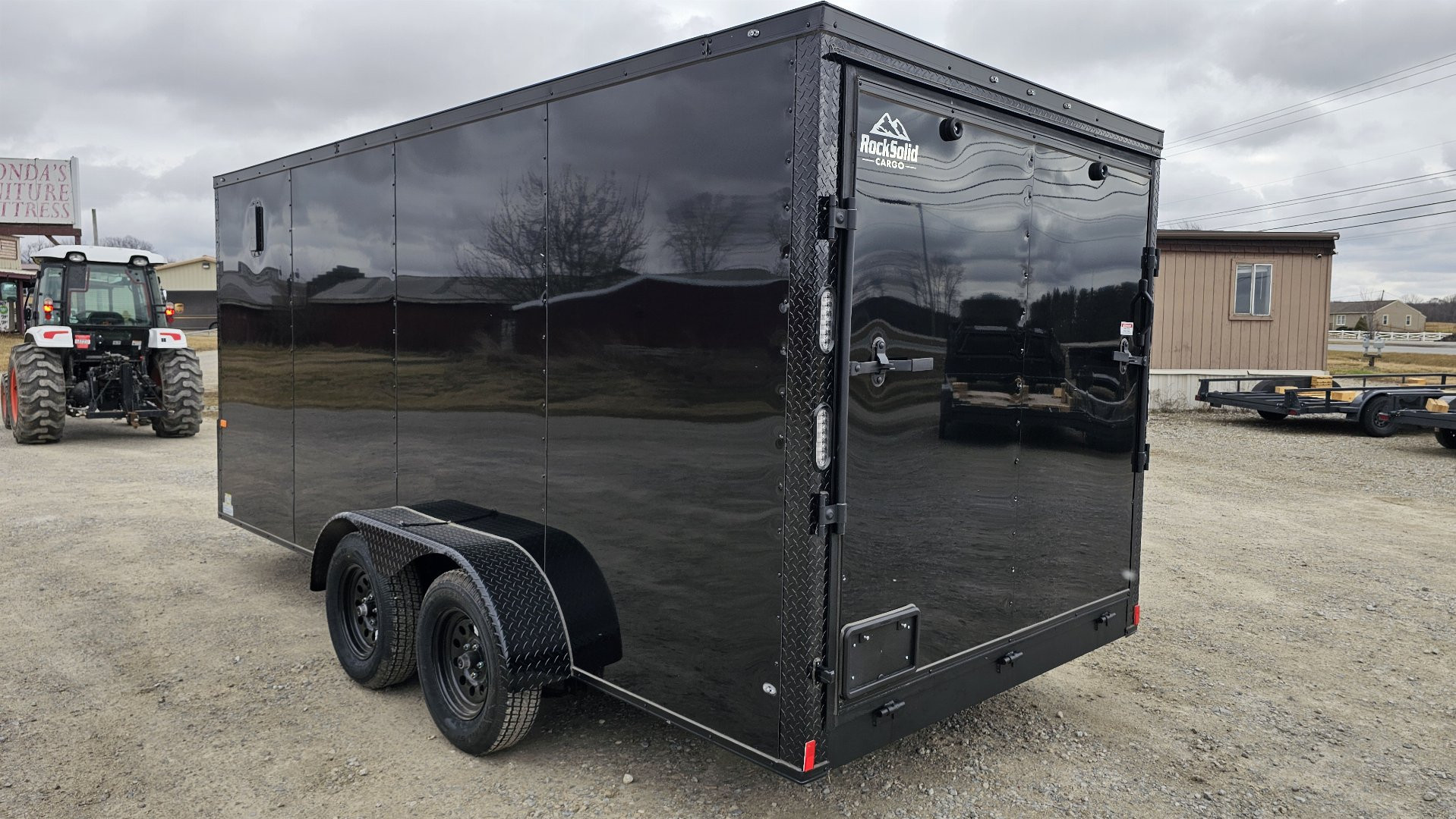 New 2024 ROCK SOLID CARGO 7'x16'x6'3" Cargo / Enclosed Trailer, .080 Polycore