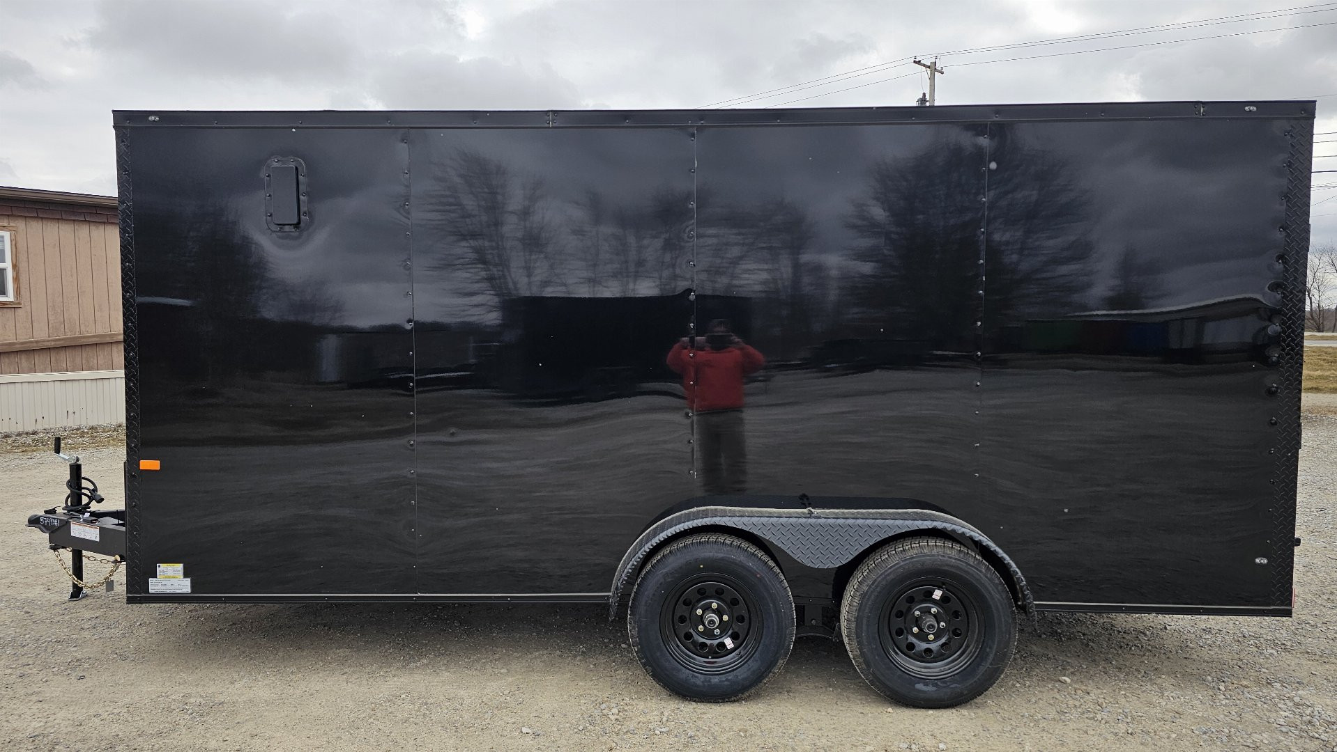 New 2024 ROCK SOLID CARGO 7'x16'x6'3" Cargo / Enclosed Trailer, .080 Polycore