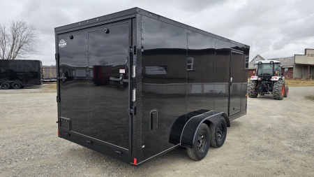 New 2024 ROCK SOLID CARGO 7'x16'x6'3" Cargo / Enclosed Trailer, .080 Polycore
