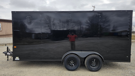 New 2024 ROCK SOLID CARGO 7'x16'x6'3" Cargo / Enclosed Trailer, .080 Polycore