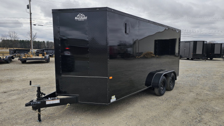 New 2024 ROCK SOLID CARGO 7'x16'x6'3" Cargo / Enclosed Trailer, .080 Polycore